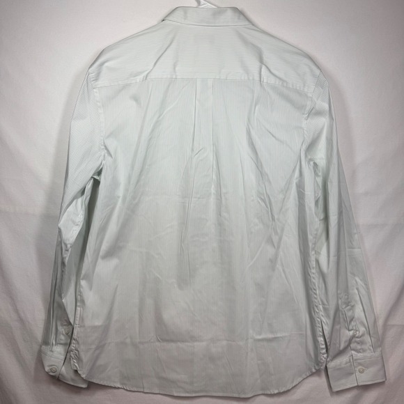 Calvin Klein Striped Long‎ Sleeve Button Down Dress Casual Shirt Mens Sz Large - Picture 7 of 8